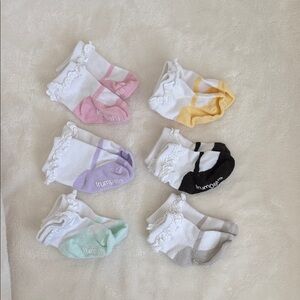 Trumpette Baby Socks Set - Pink, Yellow, Black, Green, Gray
